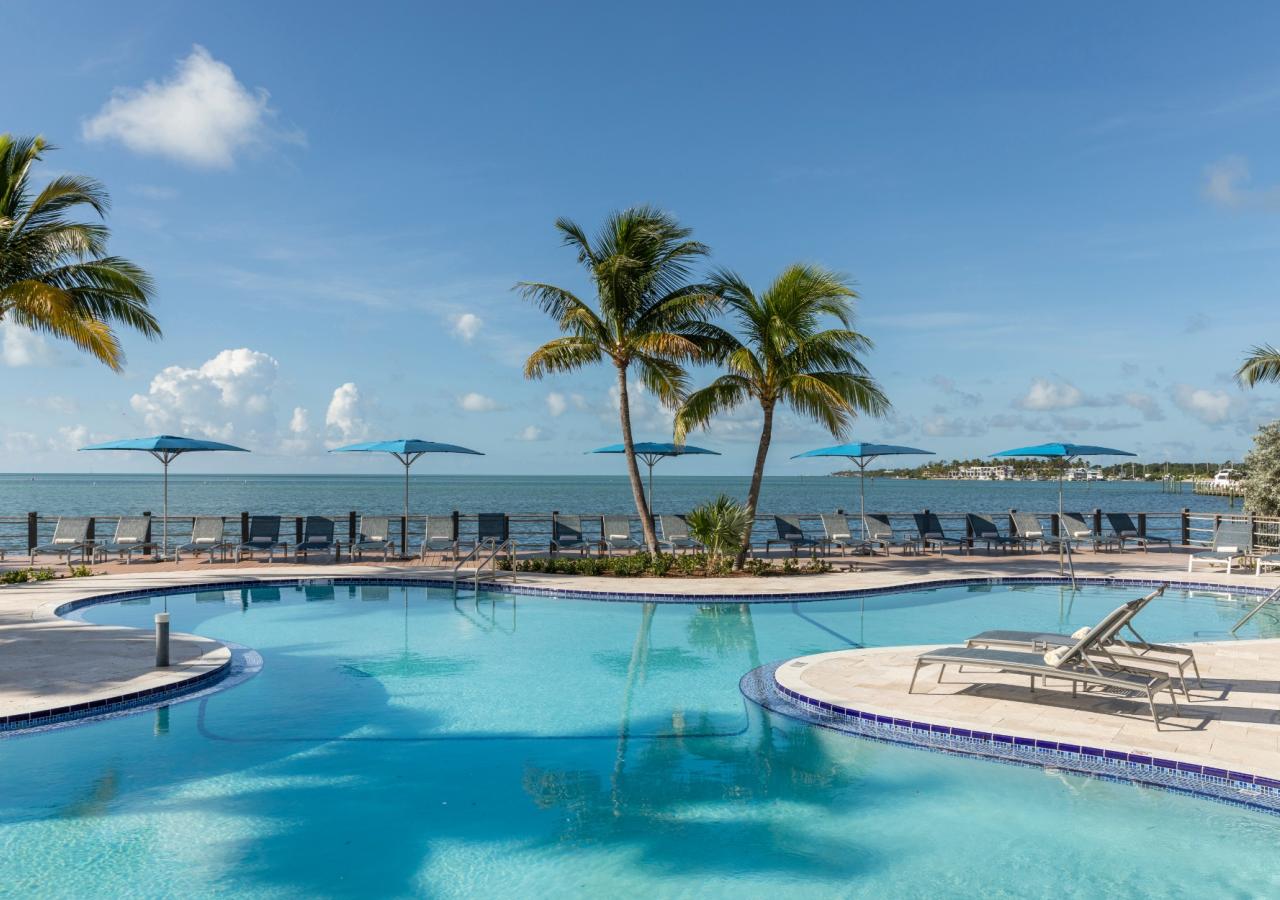 A sunny day at Kokomo pool at Three Waters Resort in Islamorada.