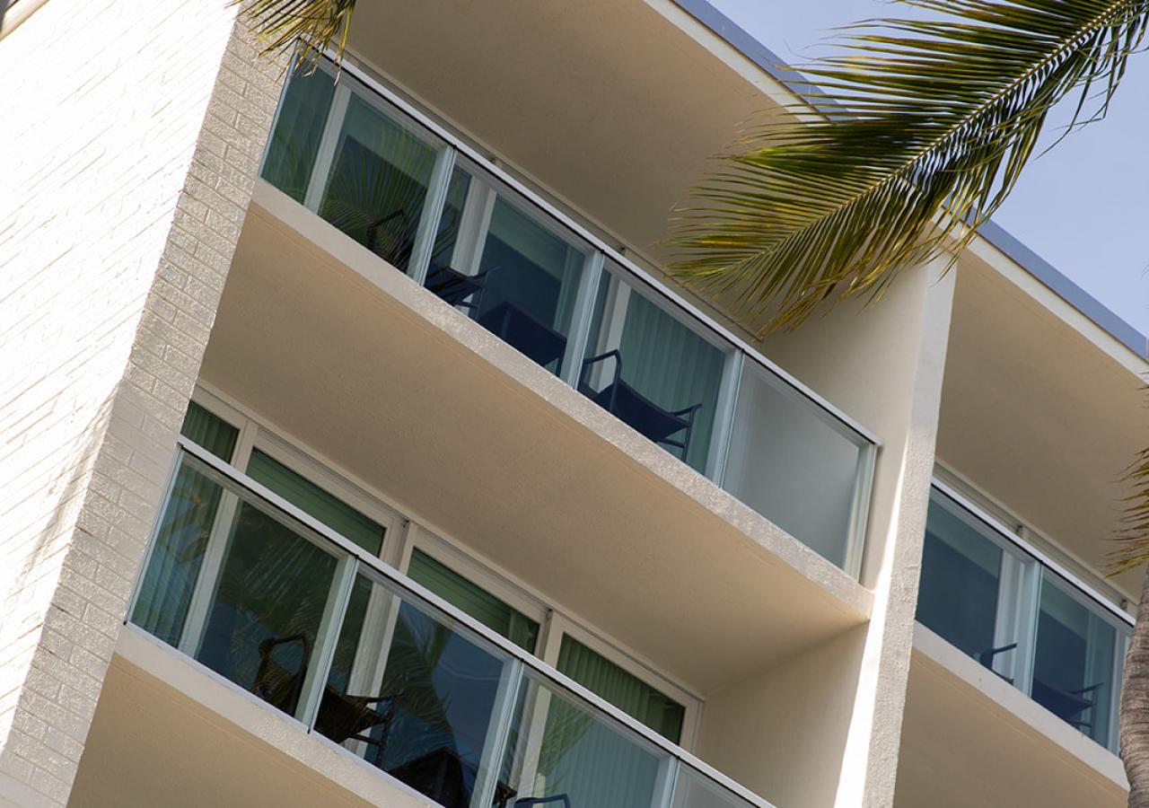 Balcony rooms at Amara Cay Resort in Islamorada, FL.