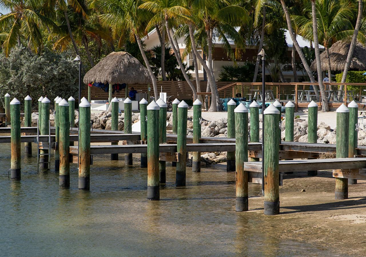 Waterfront views at La Siesta in the Florida Keys.