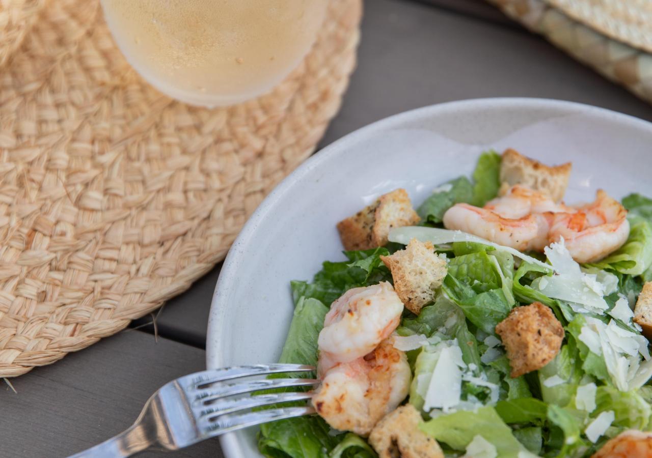 A salad from Sidecar at La Siesta Resort & Villas.