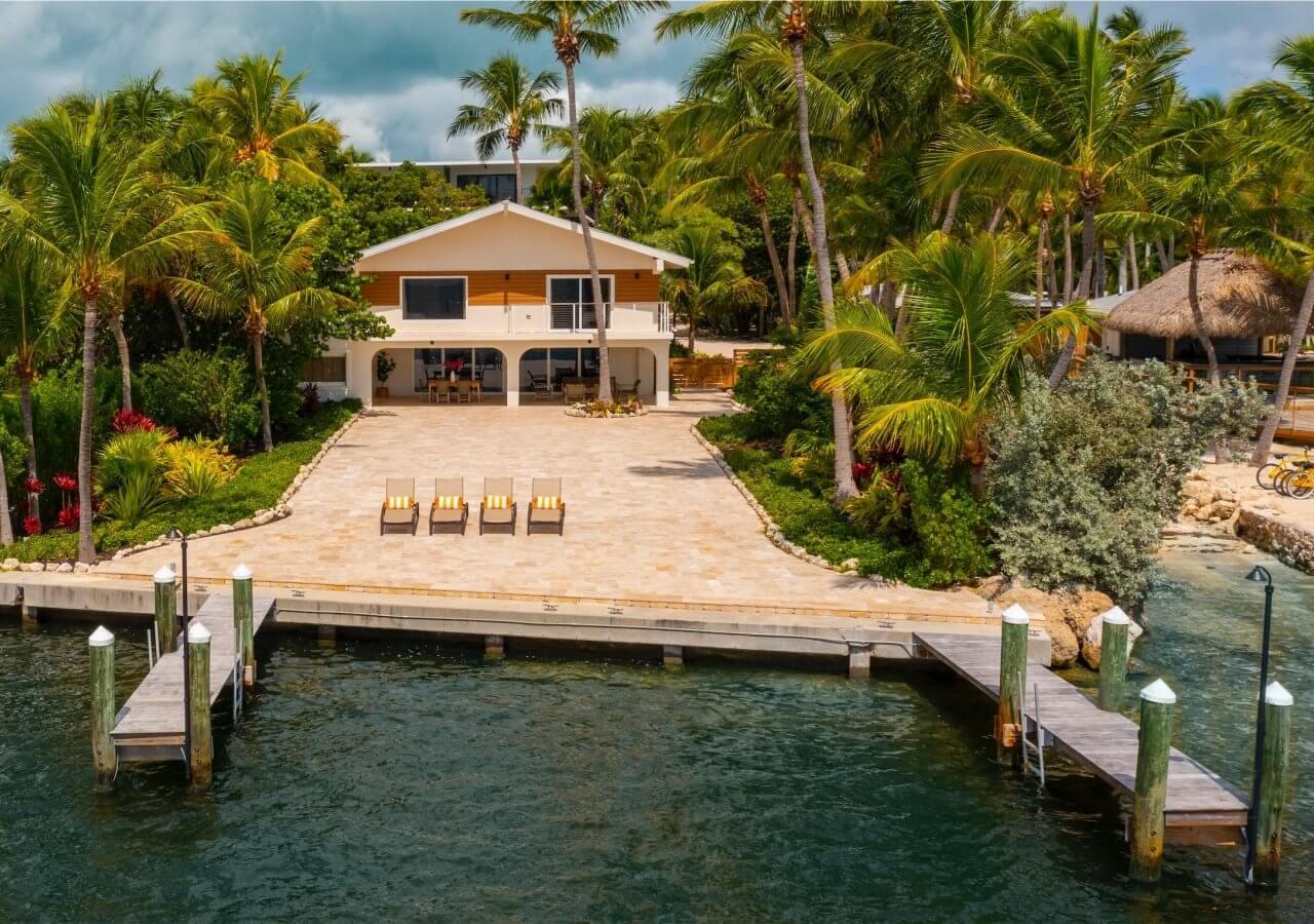 aerial shot of marbella villa