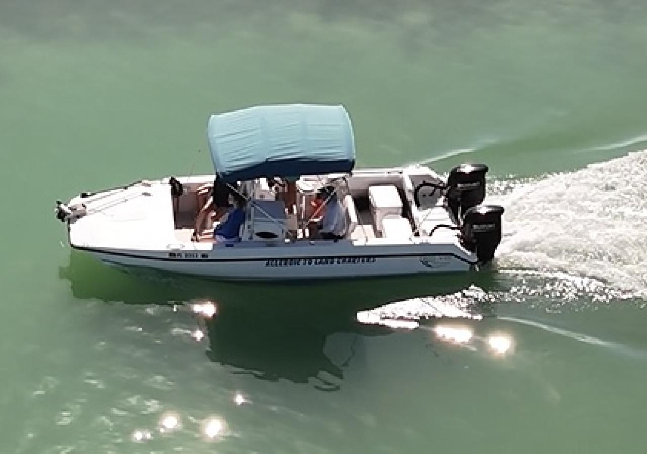 Allergic to Land Charters in Islamorada, Florida.