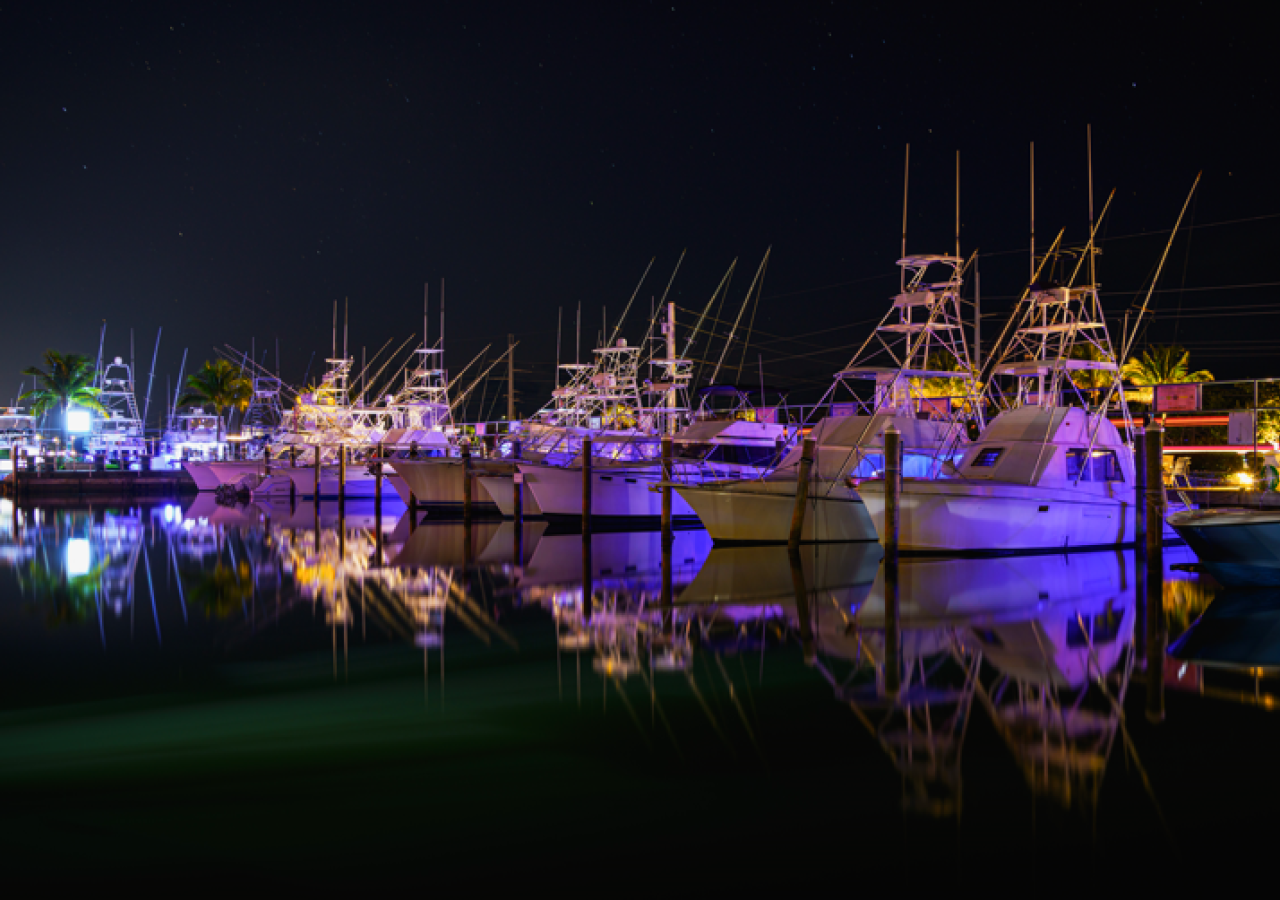Marina at Night Time