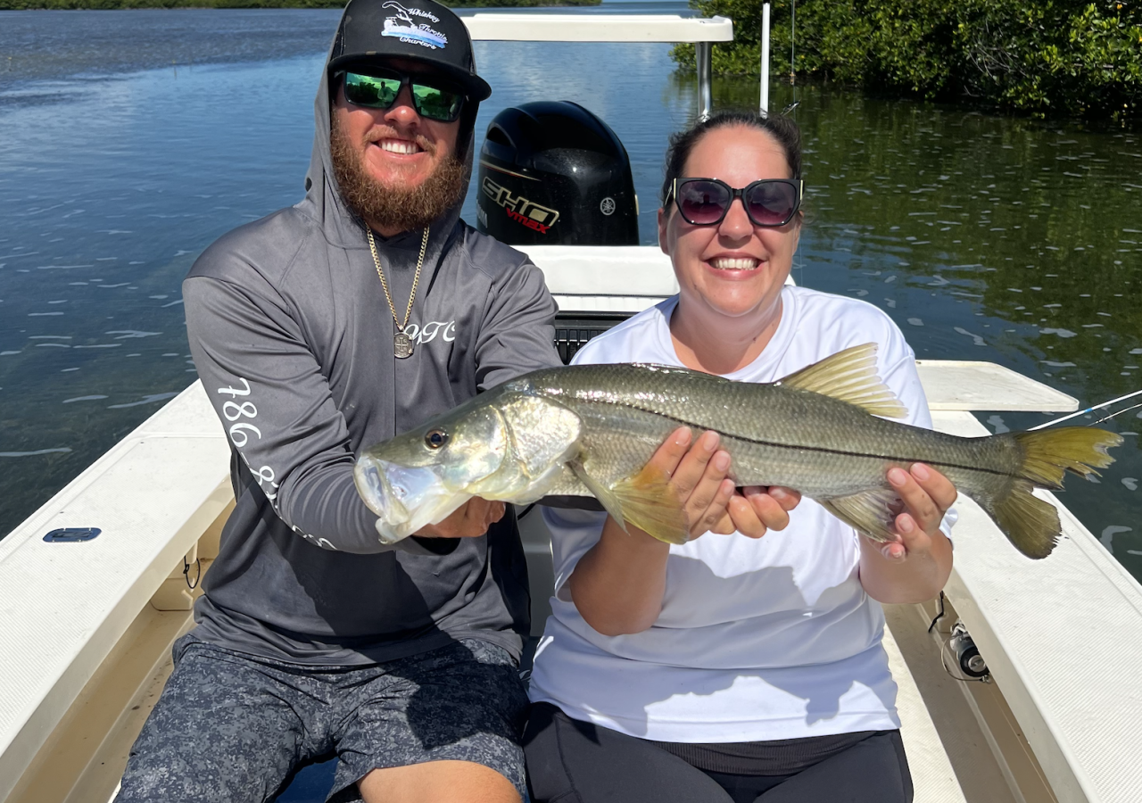 Captain Sean Garrison of Whiskey Throttle Charters in Islamorada, FL.