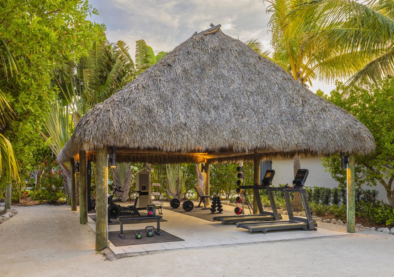 View of the outdoor gym