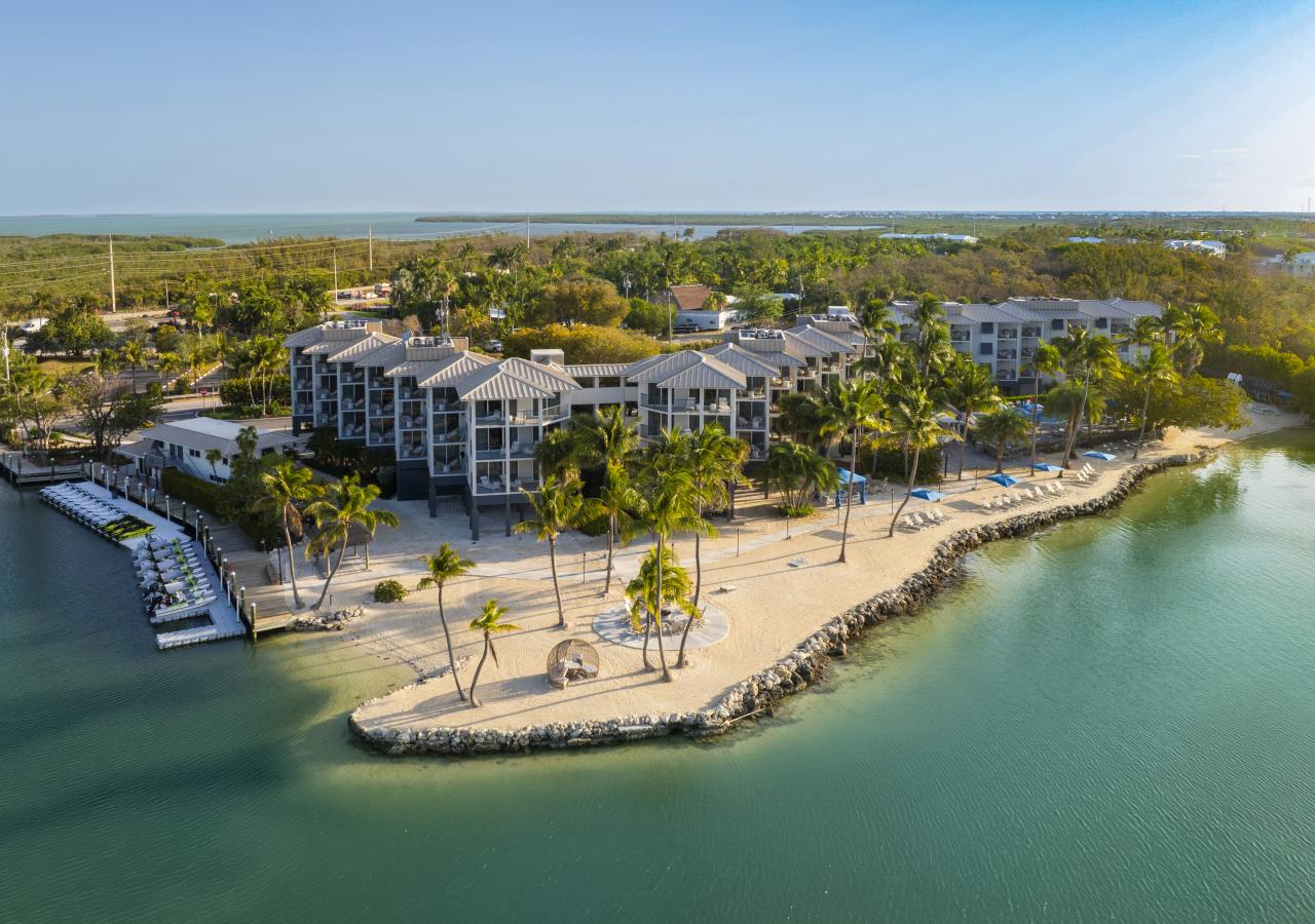 Aerial view of Fire Beach