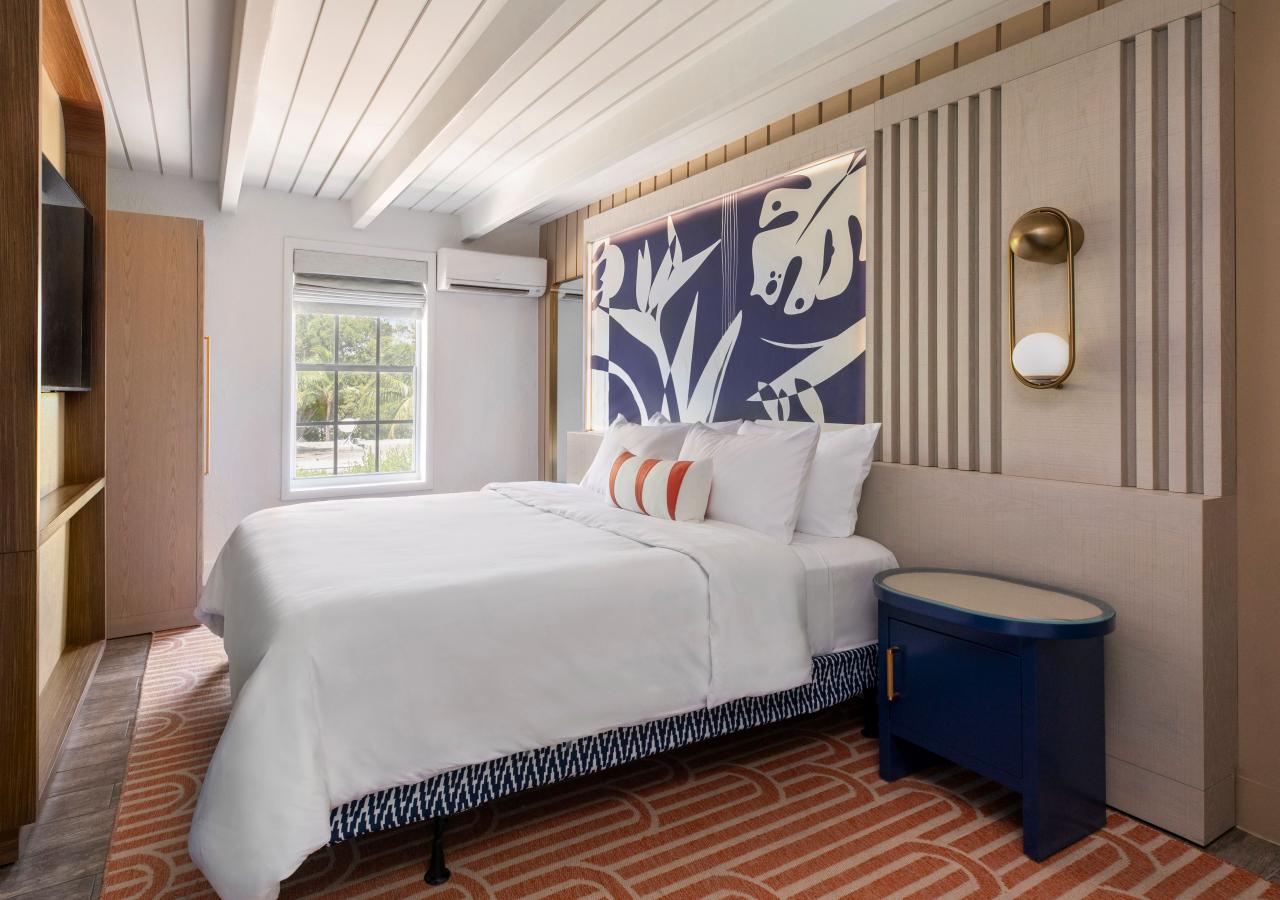 Full few of a 1 King Bedroom at Three Waters Resort & Marina