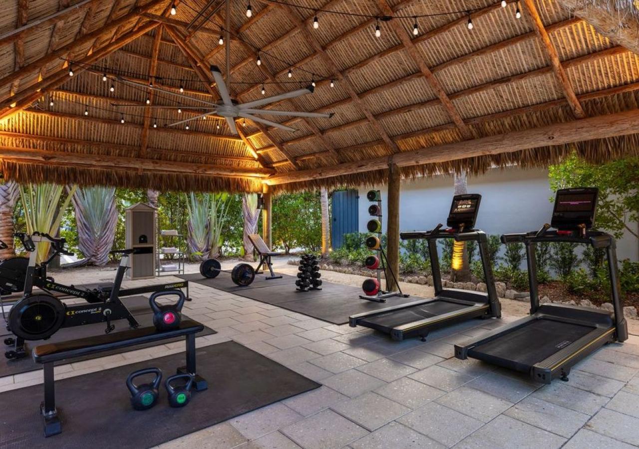 image of outdoor gym area