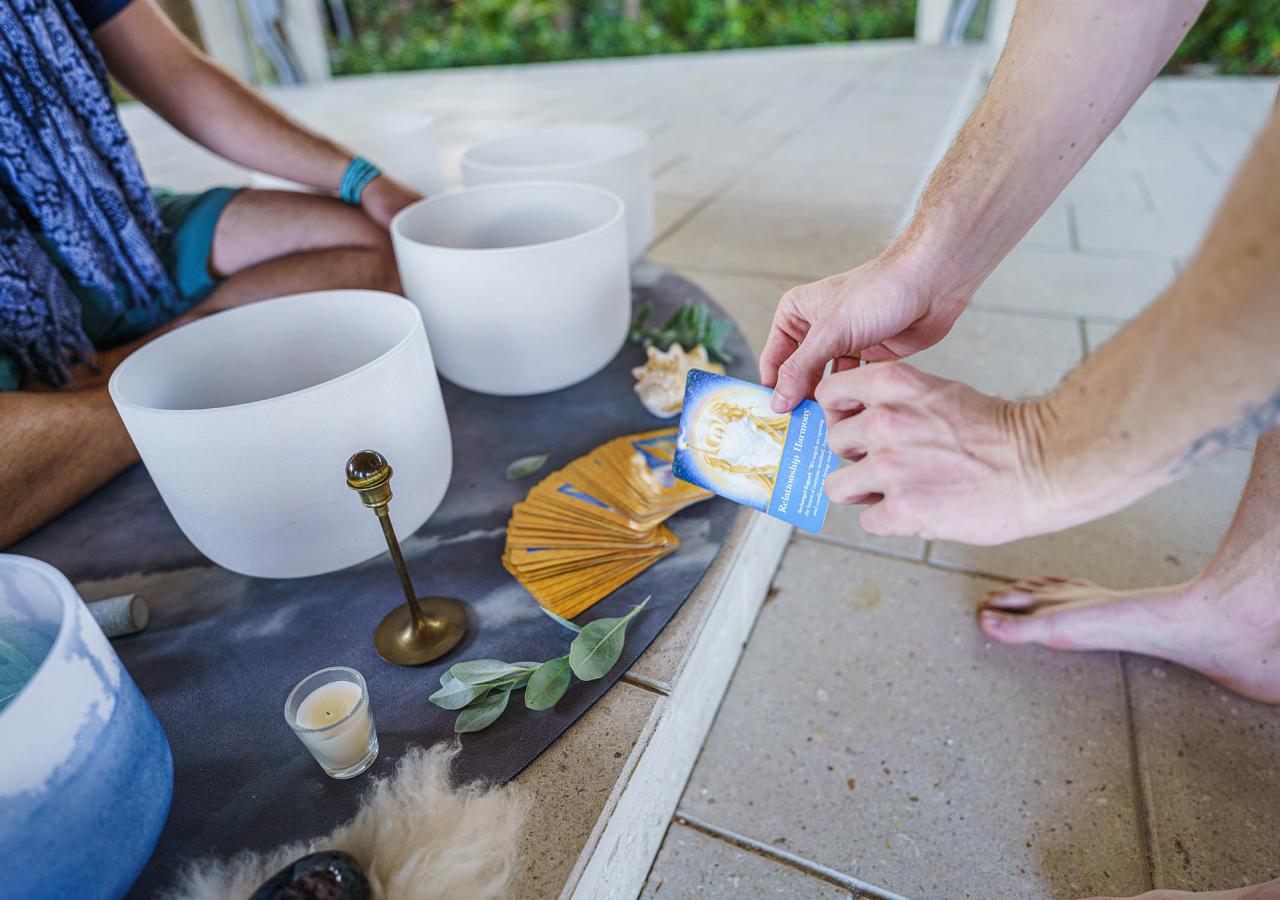 reiki bowls and cards