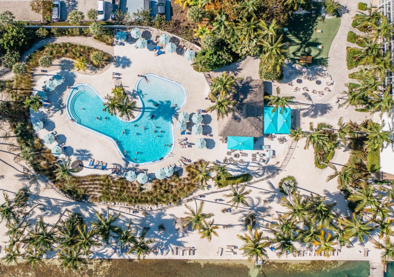 Aerial view of Amara Cay