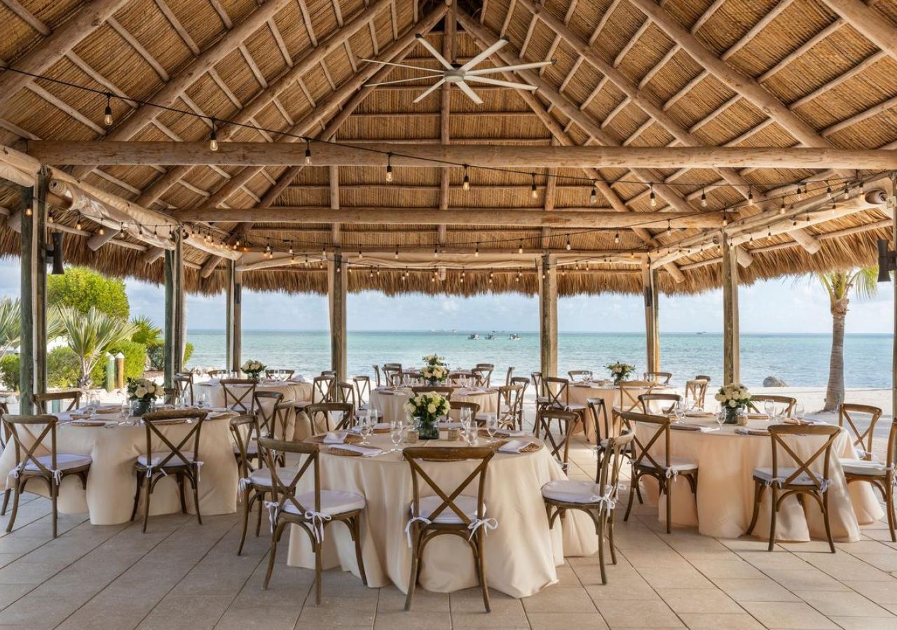 wedding reception set up