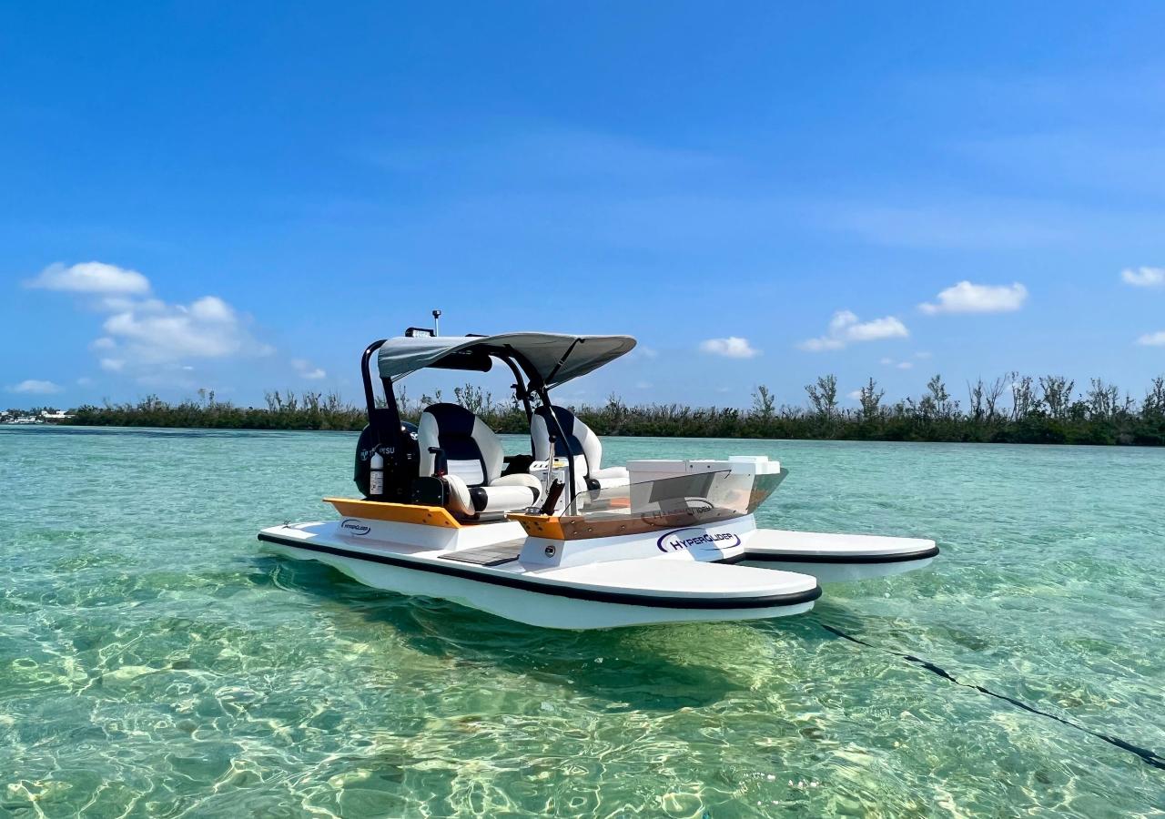 Hyperglider on the water
