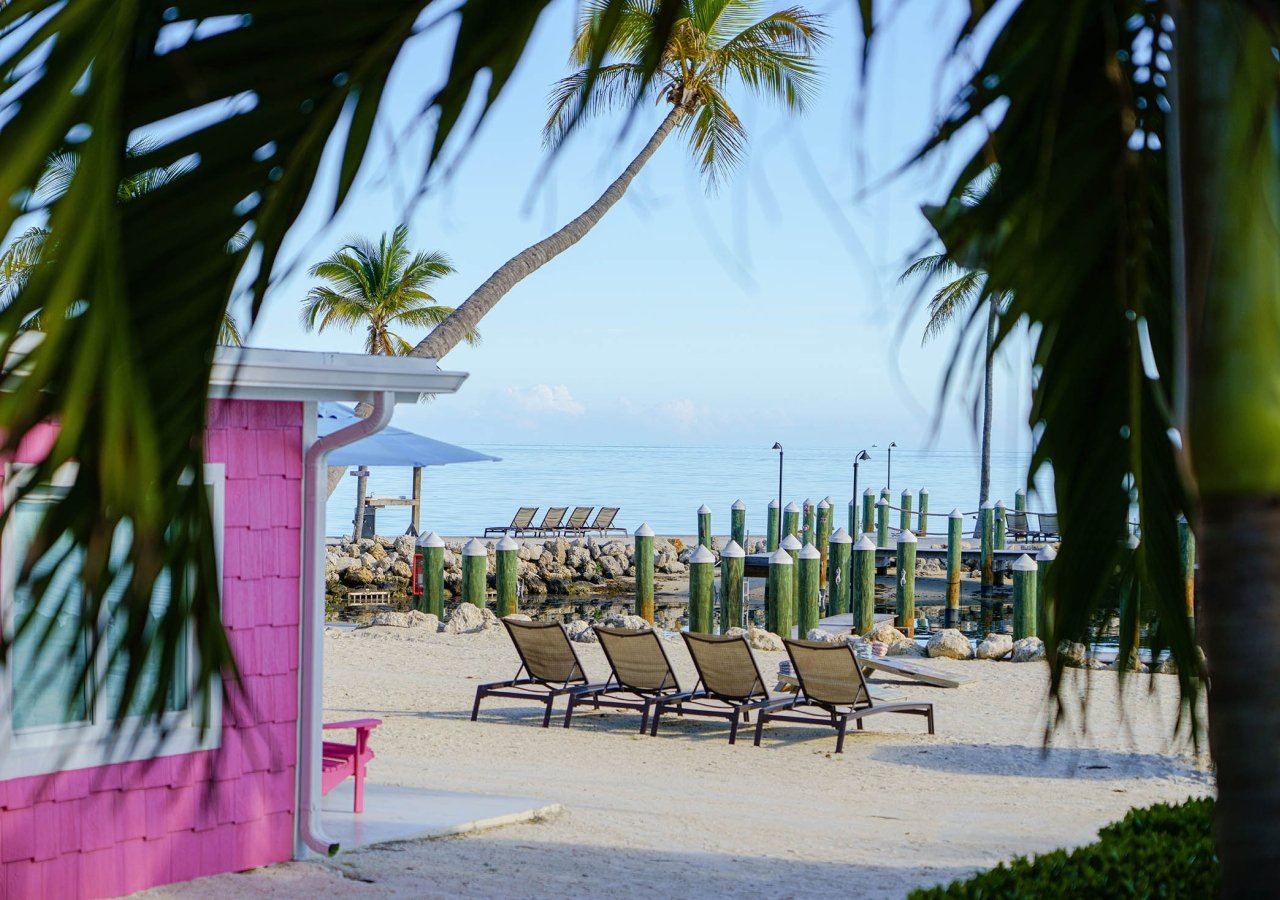 beach chairs on thee beach