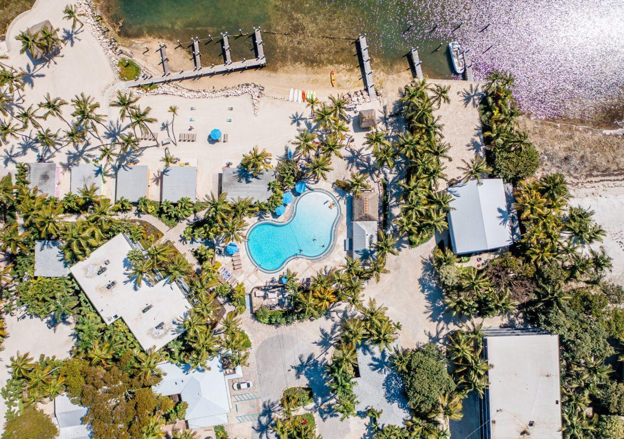 aerial shot of La Siesta