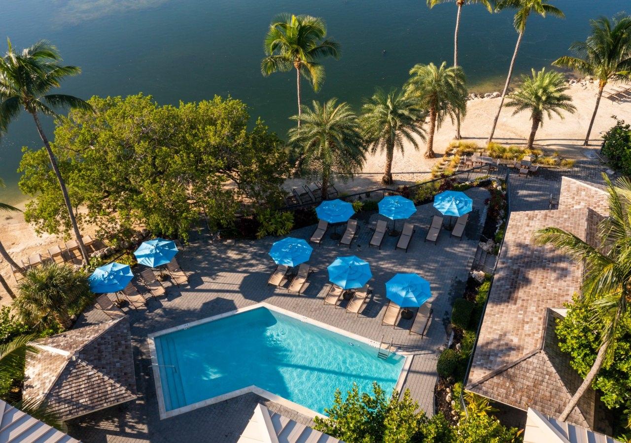 Ocean Pool at Pelican Cove aerial shot
