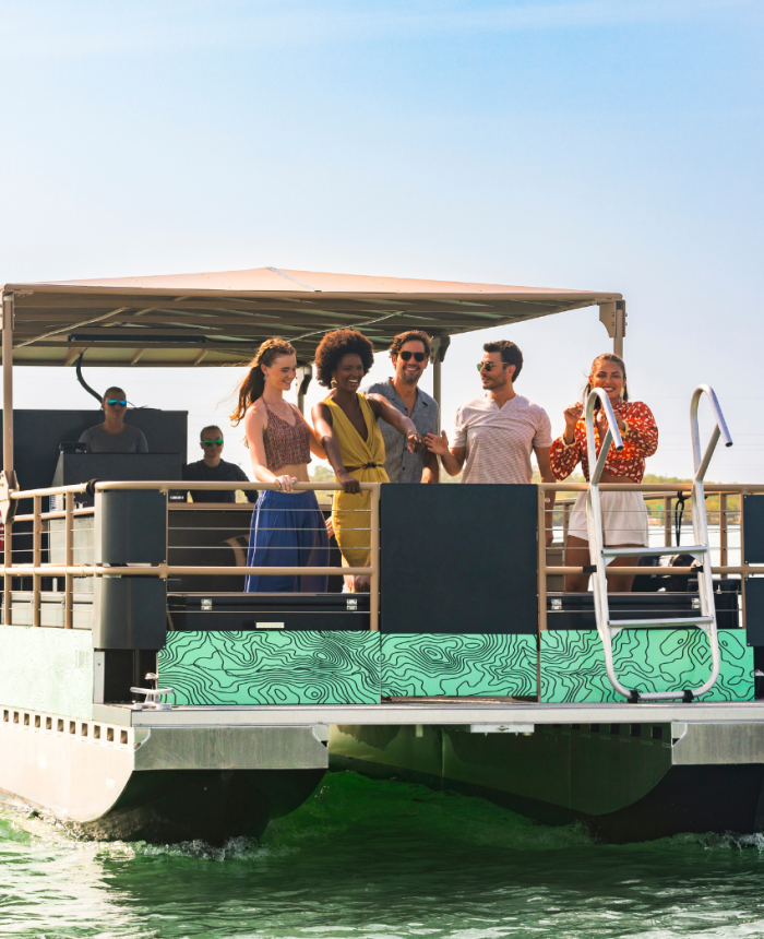 Rum Runner Water Taxi on Water