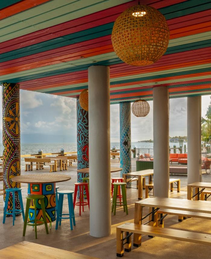 An ocean front view from Mercado Morada.