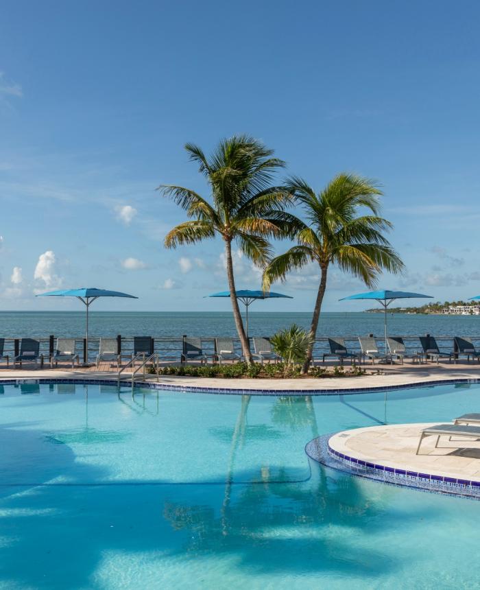 A sunny day at Kokomo pool at Three Waters Resort in Islamorada.