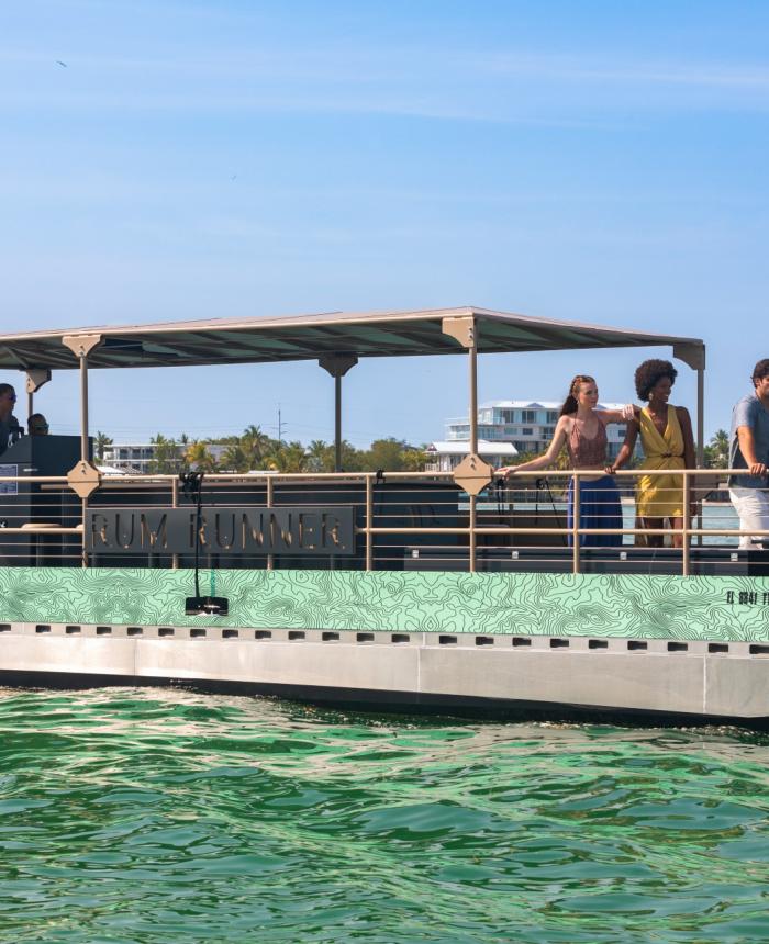 The Rum Runner water taxi in the Florida Keys