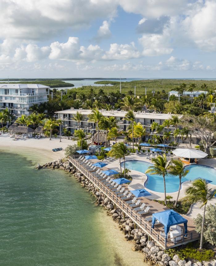 Aerial view of Kokomo at Three Waters Resort