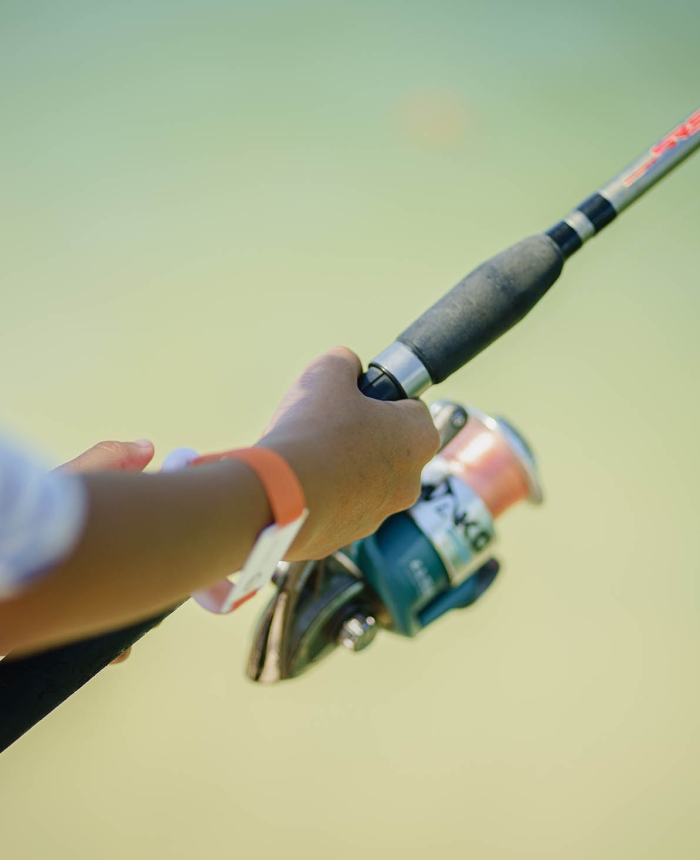 man fishing