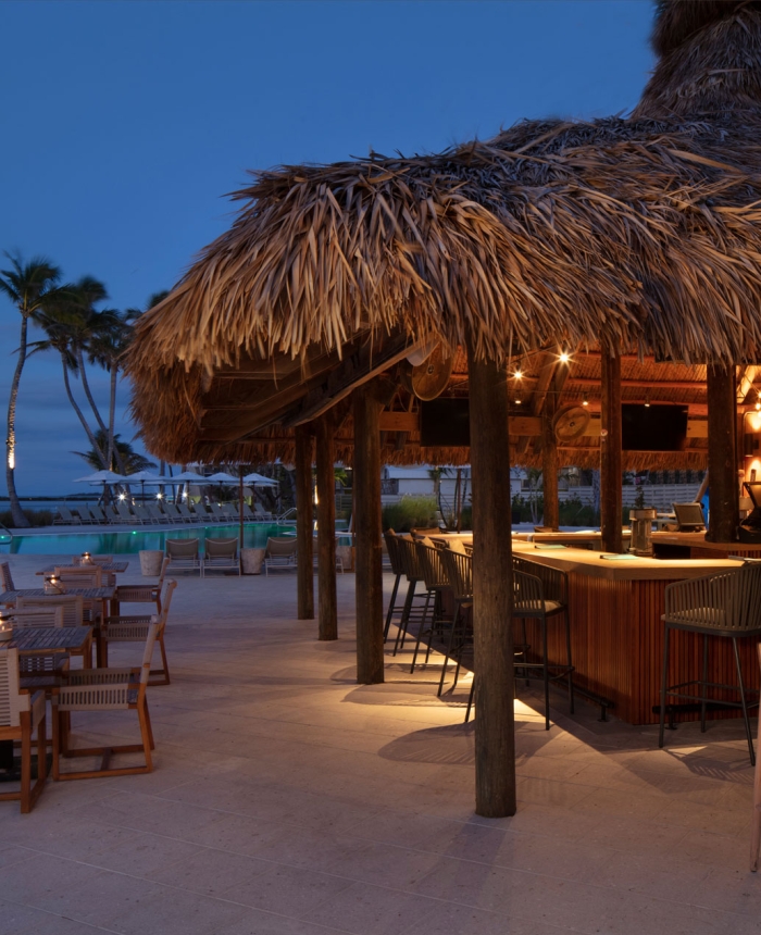 outdoor shot of Tiki Bar
