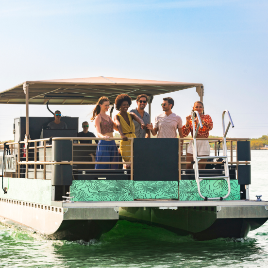 Rum Runner Water Taxi on Water