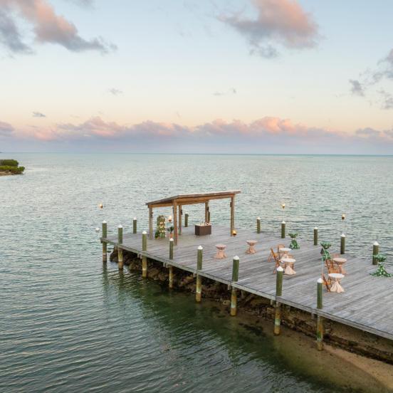 An oceanfront venue in Islamorada.