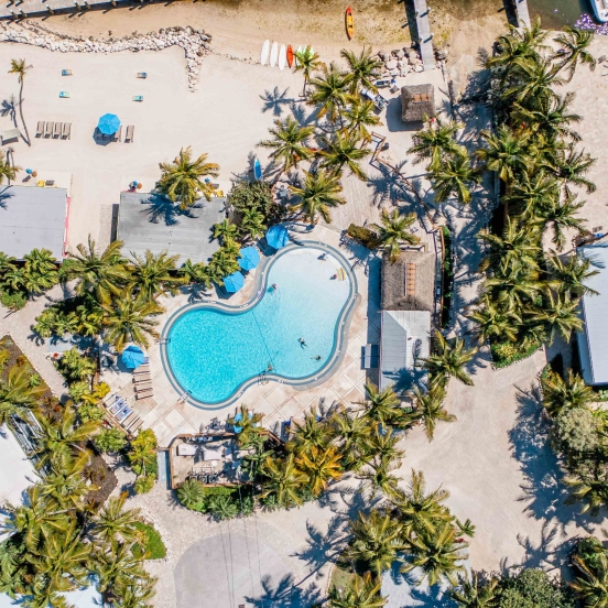 Aerial shot of La Siesta 