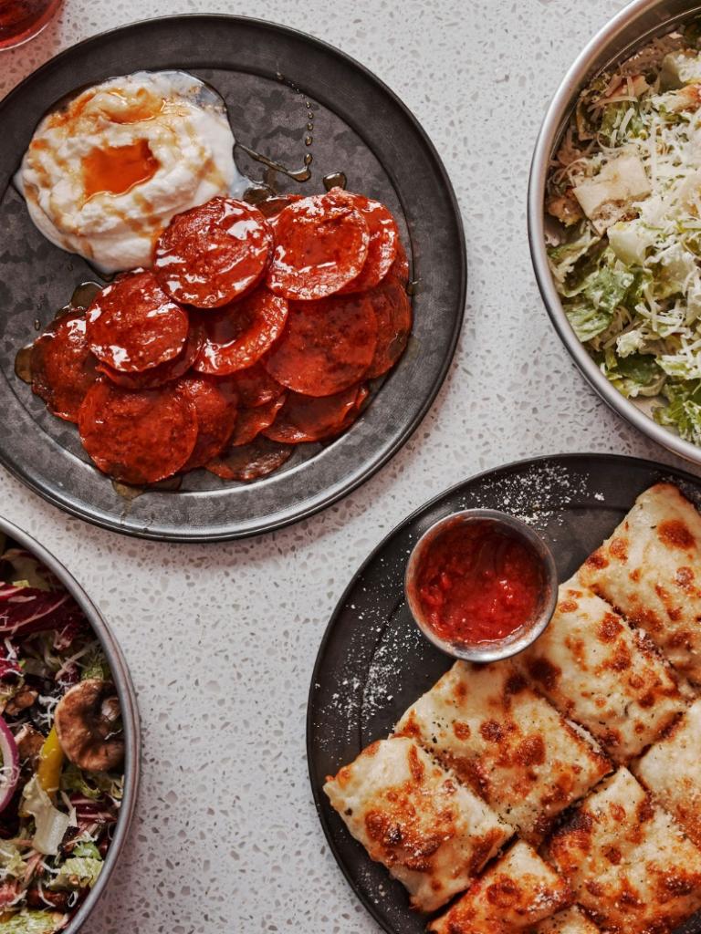 A table of appetizers from Islamorada Pizza Co