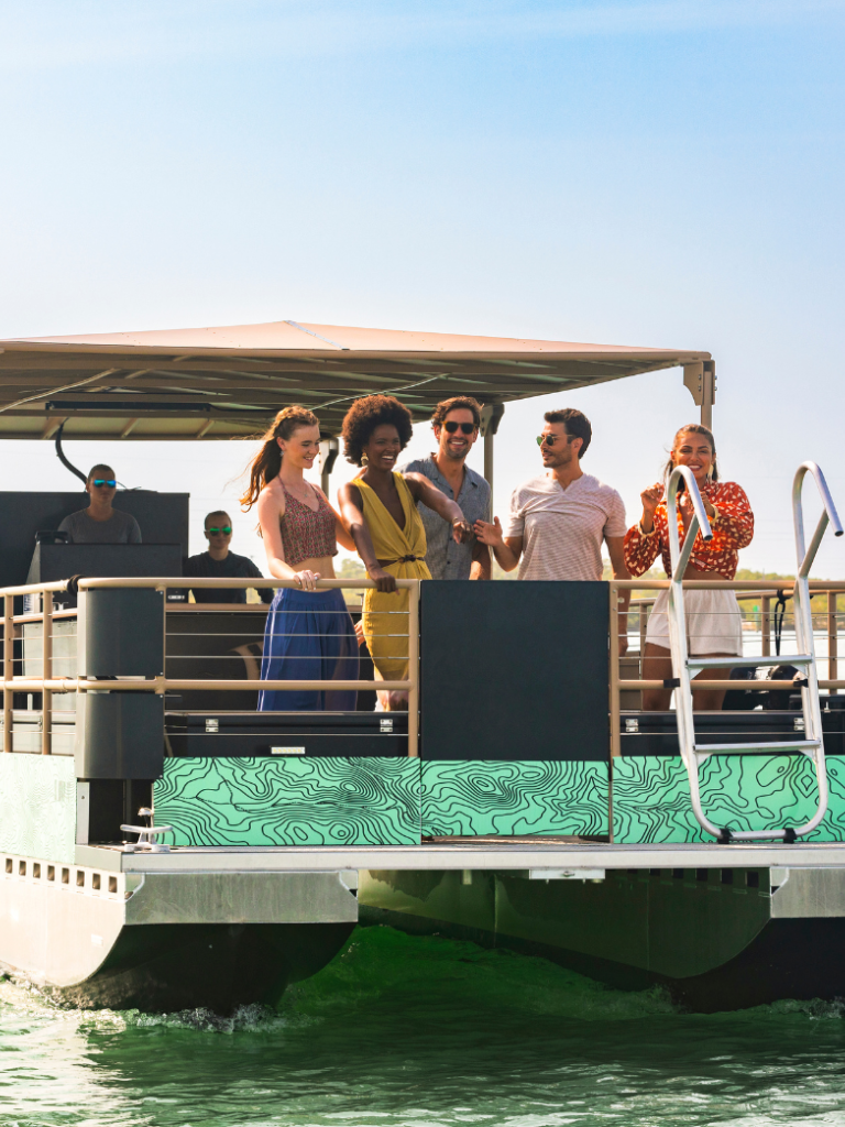 Rum Runner Water Taxi on Water