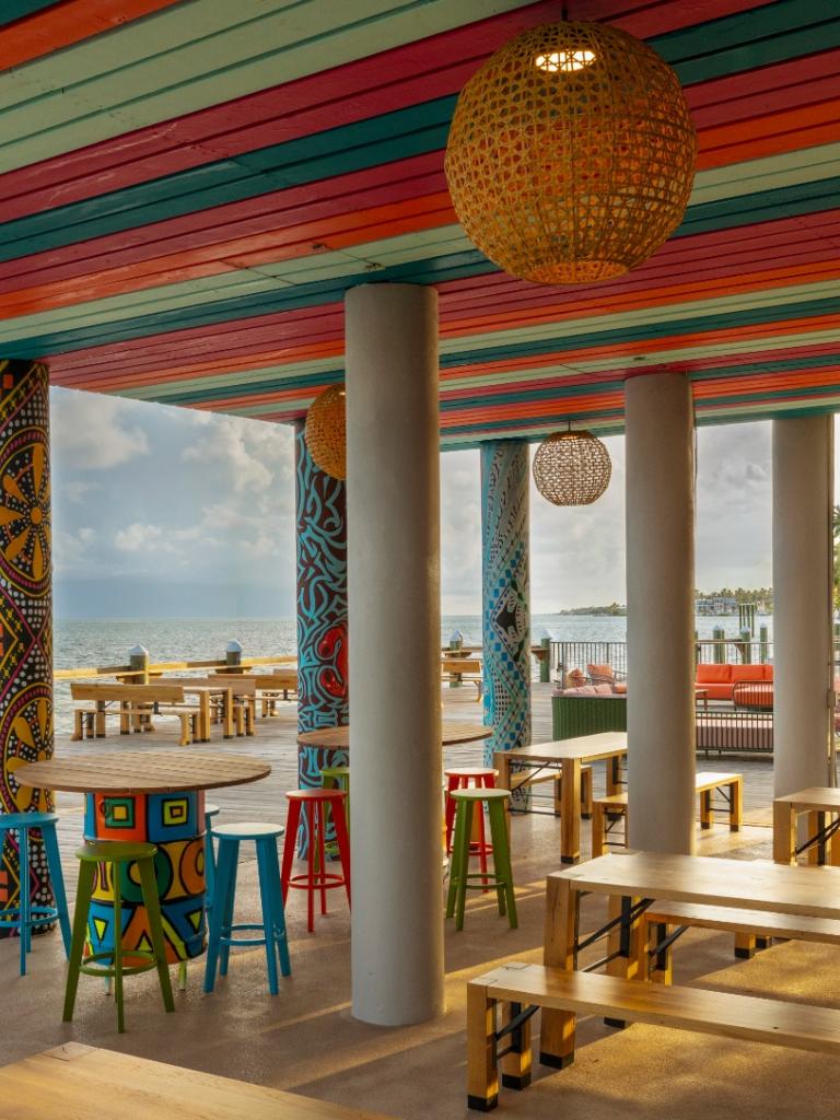 An ocean front view from Mercado Morada.