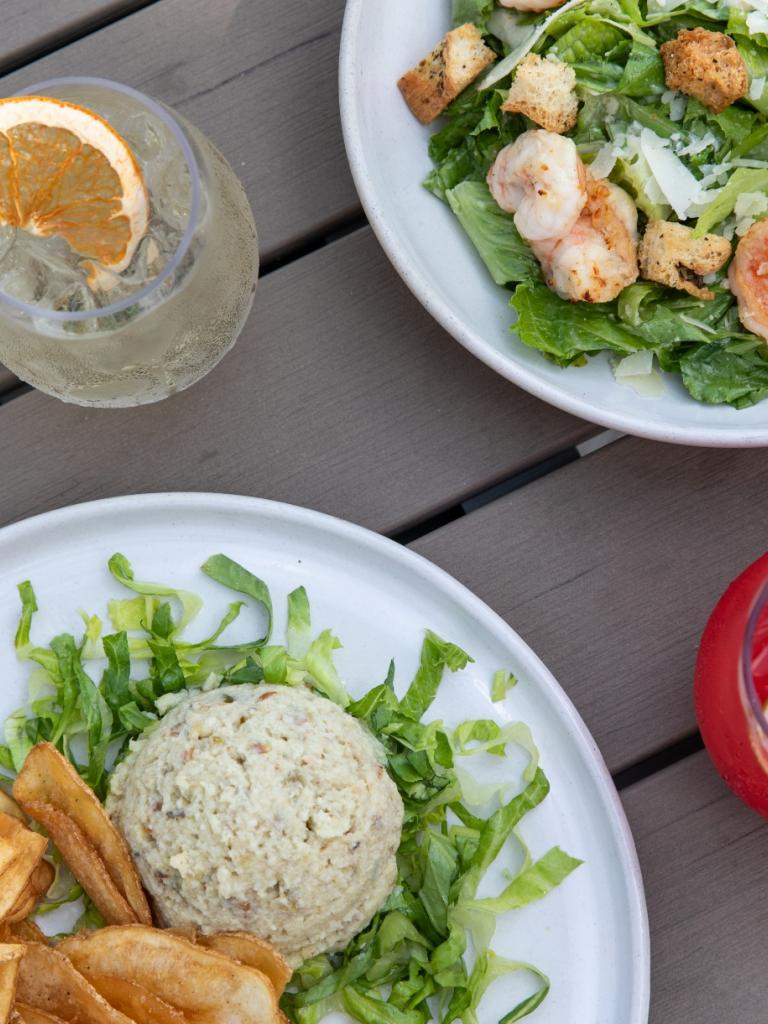 A spread of food from SIDECAR at La Siesta in Islamorada, Florida.