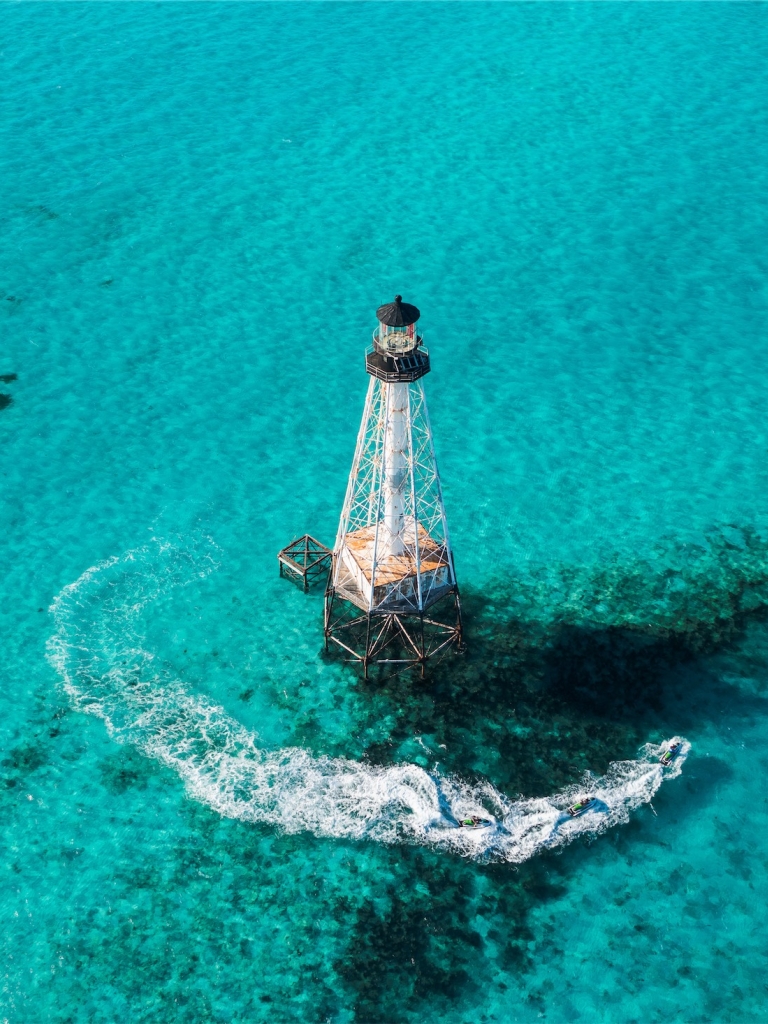 aerial of lighthouse