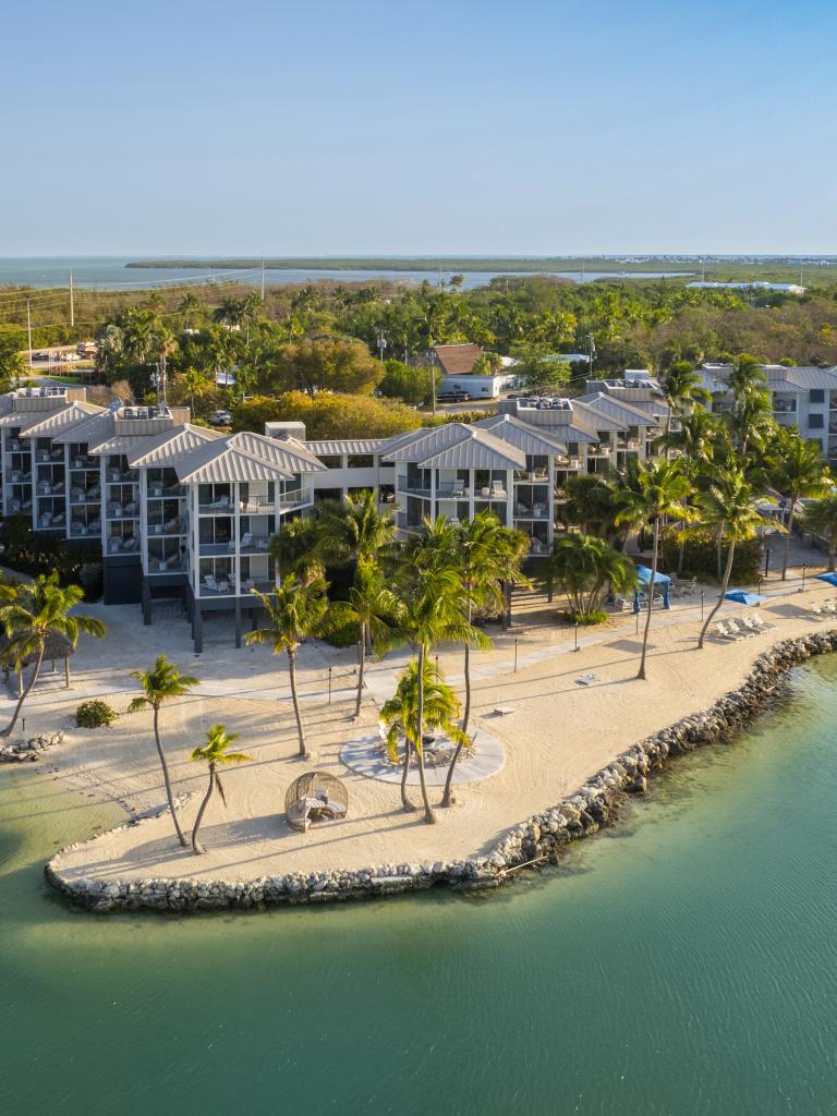 Aerial view of Fire Beach
