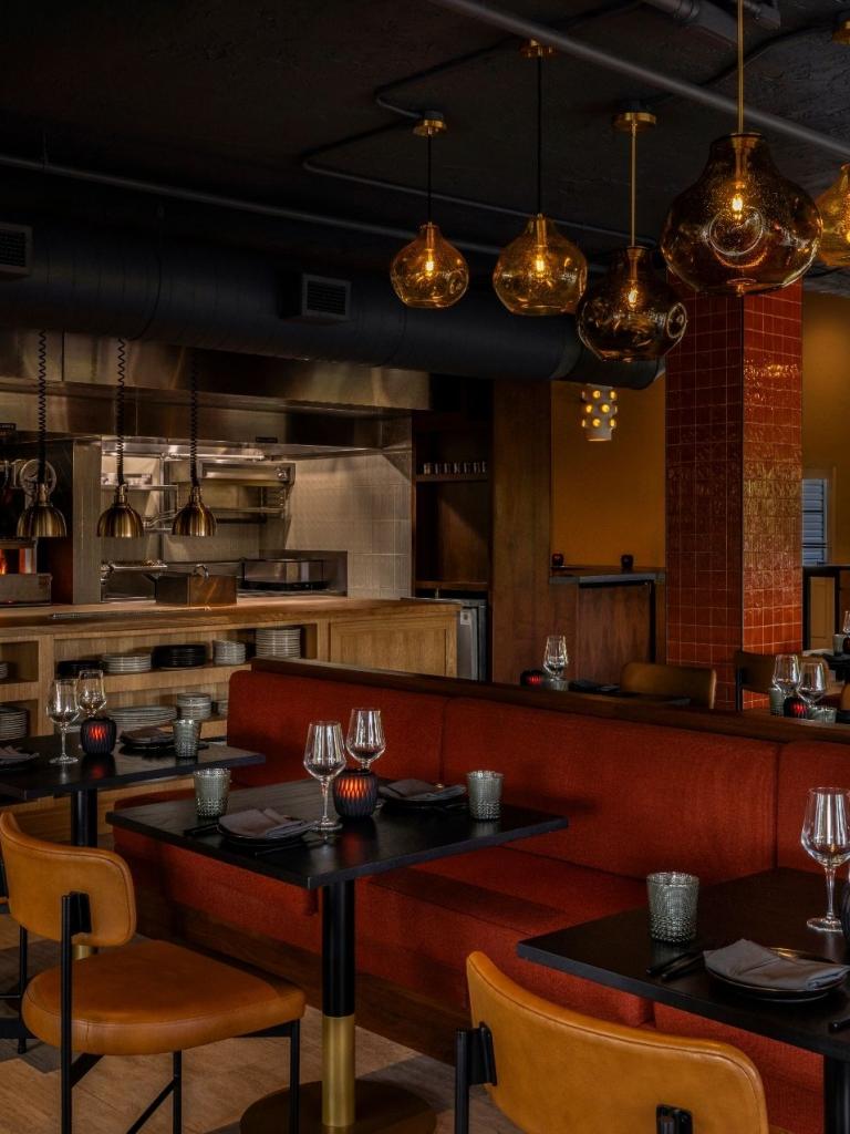 Inside view of Kindler restaurant