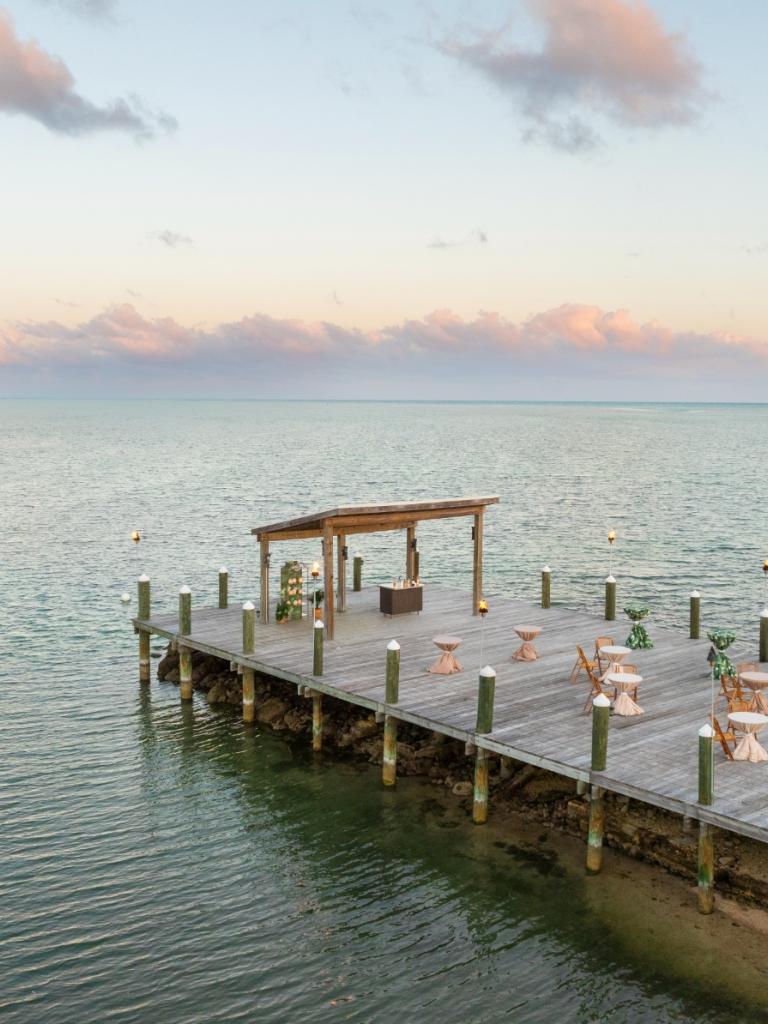An oceanfront venue in Islamorada.