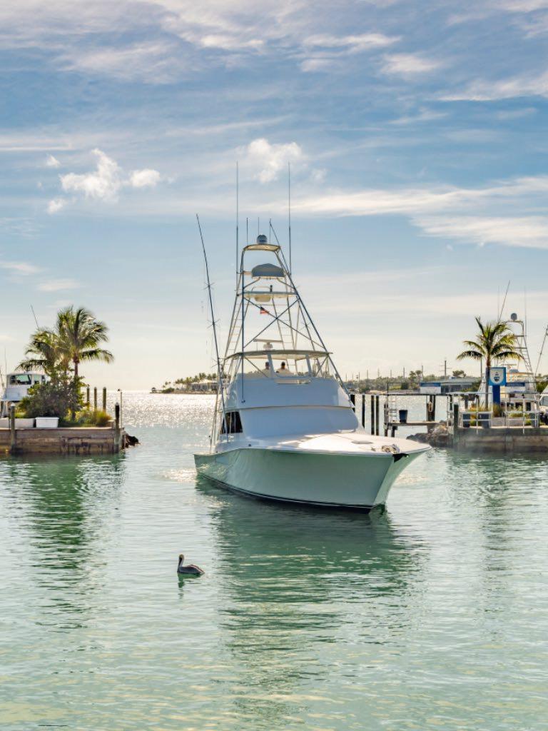 Postcard Inn Marina Boat