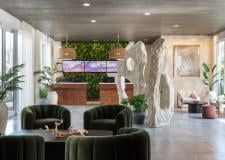 A photo of the lobby at Three Waters Resort & Marina.