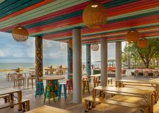 An ocean front view from Mercado Morada.