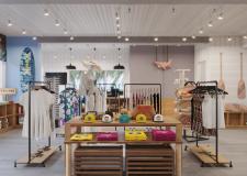 An inside look at a coastal store at Three Waters Resort & Marina.