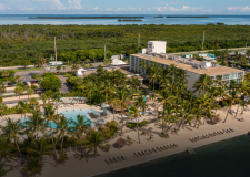 Aerial view of the Amara Cay Resort