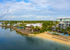 Aerial shot of Postcard Inn