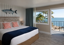 hotel room facing the ocean